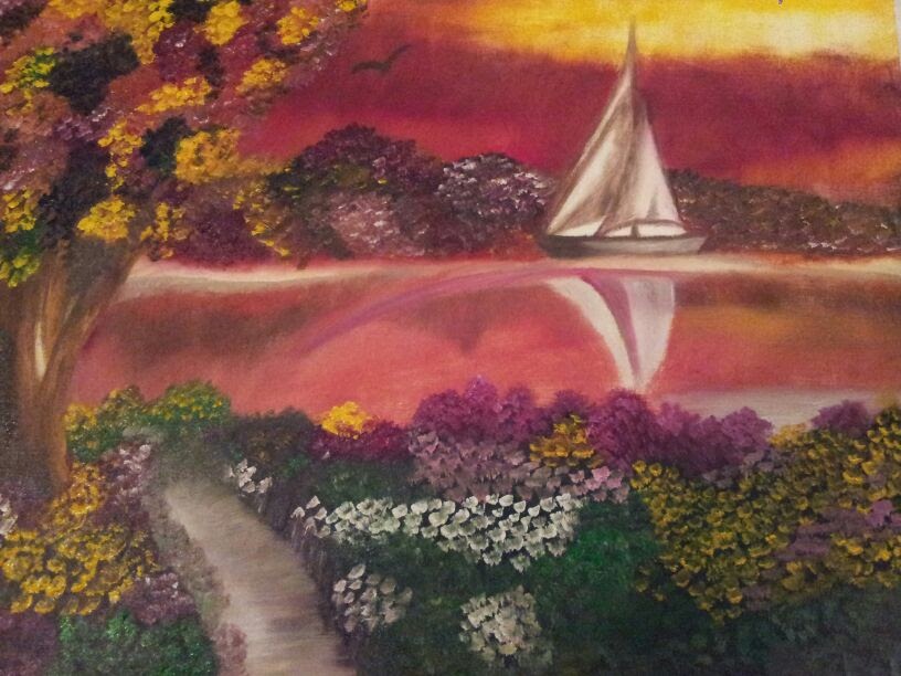 Serene Sailboat